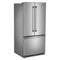 36-Inch Wide French Door Refrigerator with Water Dispenser - 25 Cu. Ft