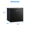 1.7 cu. ft. Single Door Compact Refrigerator (Black)