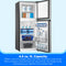4.5 cu. ft. Compact Refrigerator with Freezer (Stainless Steel)