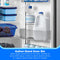 4.5 cu. ft. Compact Refrigerator with Freezer (Stainless Steel)