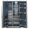 36-inch Wide Full-Depth Side-by-Side Refrigerator with Arctic Blue Interior - 28.7 Cu. Ft.
