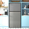 18 cu. ft. Counter-Depth Top-Freezer Refrigerator (Stainless Steel)