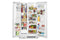 36-Inch Wide Side-by-Side Refrigerator with Exterior Ice and Water Dispenser - 25 Cu. Ft.