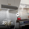 30-Inch Under Cabinet Range Hood, , 350 Max Blower CFM, Stainless Steel