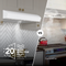 30Inch Under Cabinet Range Hood, ENERGY STAR, 350 Max Blower CFM, White