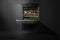 30"W. Double Electric Convection Black Glass Oven