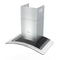 30" 450 CFM Curved Glass Range Hood