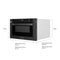 24 In. 1.2 Cu. Ft. Built-in Microwave Drawer In Black Stainless Steel