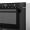 24 In. 1.2 Cu. Ft. Built-in Microwave Drawer With A Traditional Handle In Black Stainless Steel