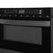 24 In. 1.2 Cu. Ft. Built-in Microwave Drawer In Black Stainless Steel
