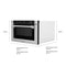 24 In. 1.2 Cu. Ft. Built-in Microwave Drawer With A Traditional Handle In Stainless Steel