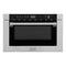 24 In. 1.2 Cu. Ft. Built-in Microwave Drawer With A Traditional Handle In Stainless Steel