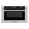24 In. 1.2 Cu. Ft. Built-in Microwave Drawer With A Traditional Handle In Stainless Steel