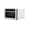 24 In. 1.2 Cu. Ft. Built-in Microwave Drawer With A Traditional Handle In Satin Stainless Steel