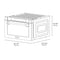 24 In. 1.2 Cu. Ft. Built-in Microwave Drawer With A Traditional Handle In Satin Stainless Steel