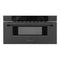 30 In. 1.2 Cu. Ft. Built-in Microwave Drawer In Black Stainless Steel
