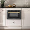 Autograph Edition 24 In. 1.2 Cu. Ft. Built-in Microwave Drawer In Black Stainless Steel And Champagne Bronze Accents