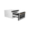 Autograph Edition 24 In. 1.2 Cu. Ft. Built-in Microwave Drawer With A Traditional Handle In Stainless Steel And Champagne Bronze Accents