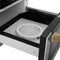 Autograph Edition 24 In. 1.2 Cu. Ft. Built-in Microwave Drawer With A Traditional Handle In Stainless Steel And Champagne Bronze Accents