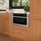 Autograph Edition 24 In. 1.2 Cu. Ft. Built-in Microwave Drawer With A Traditional Handle In Stainless Steel And Champagne Bronze Accents
