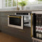 Autograph Edition 24 In. 1.2 Cu. Ft. Built-in Microwave Drawer With A Traditional Handle In Stainless Steel And Champagne Bronze Accents