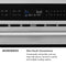 Autograph Edition 24 In. 1.2 Cu. Ft. Built-in Microwave Drawer With A Traditional Handle In Stainless Steel And Champagne Bronze Accents