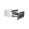 Autograph Edition 24 In. 1.2 Cu. Ft. Built-in Microwave Drawer In Stainless Steel And Polished Nickel Helix Handle