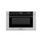 Autograph Edition 24 In. 1.2 Cu. Ft. Built-in Microwave Drawer With A Traditional Handle In Stainless Steel And Matte Black Accents