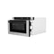 Autograph Edition 24 In. 1.2 Cu. Ft. Built-in Microwave Drawer With A Traditional Handle In Stainless Steel And Matte Black Accents