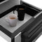 Autograph Edition 24 In. 1.2 Cu. Ft. Built-in Microwave Drawer With A Traditional Handle In Stainless Steel And Matte Black Accents