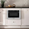 Autograph Edition 24 In. 1.2 Cu. Ft. Built-in Microwave Drawer With A Traditional Handle In Stainless Steel And Matte Black Accents