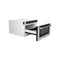 Autograph Edition 24 In. 1.2 Cu. Ft. Built-in Microwave Drawer With A Traditional Handle In Satin Stainless Steel And Champagne Bronze Accents