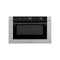 Autograph Edition 24 In. 1.2 Cu. Ft. Built-in Microwave Drawer With A Traditional Handle In Satin Stainless Steel And Matte Black Accents