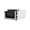 Autograph Edition 24 In. 1.2 Cu. Ft. Built-in Microwave Drawer With A Traditional Handle In Satin Stainless Steel And Matte Black Accents