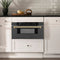Autograph Edition 30 In. 1.2 Cu. Ft. Built-in Microwave Drawer In Black Stainless Steel And Champagne Bronze Accents