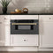 Autograph Edition 30 In. 1.2 Cu. Ft. Built-in Microwave Drawer In Black Stainless Steel And Champagne Bronze Accents