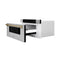 Autograph Edition 30 In. 1.2 Cu. Ft. Built-in Microwave Drawer In Stainless Steel With Champagne Bronze Accents
