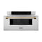Autograph Edition 30 In. 1.2 Cu. Ft. Built-in Microwave Drawer In Stainless Steel With Champagne Bronze Accents