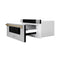 Autograph Edition 30 In. 1.2 Cu. Ft. Built-in Microwave Drawer In Stainless Steel With Champagne Bronze Accents