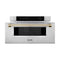 Autograph Edition 30 In. 1.2 Cu. Ft. Built-in Microwave Drawer In Stainless Steel With Polished Gold Accents