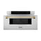 Autograph Edition 30 In. 1.2 Cu. Ft. Built-in Microwave Drawer In Stainless Steel With Polished Gold Accents