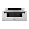 Autograph Edition 30 In. 1.2 Cu. Ft. Built-in Microwave Drawer In Stainless Steel With Matte Black Accents