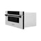 Autograph Edition 30 In. 1.2 Cu. Ft. Built-in Microwave Drawer In Stainless Steel With Matte Black Accents