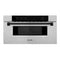 Autograph Edition 30 In. 1.2 Cu. Ft. Built-in Microwave Drawer In Stainless Steel With Matte Black Accents