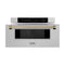 Autograph Edition 30 In. 1.2 Cu. Ft. Built-in Microwave Drawer In Satin Stainless Steel With Champagne Bronze Accents