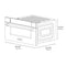 Autograph Edition 30 In. 1.2 Cu. Ft. Built-in Microwave Drawer In Satin Stainless Steel With Champagne Bronze Accents