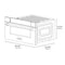 Autograph Edition 30 In. 1.2 Cu. Ft. Built-in Microwave Drawer In Satin Stainless Steel With Champagne Bronze Accents
