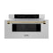 Autograph Edition 30 In. 1.2 Cu. Ft. Built-in Microwave Drawer In Satin Stainless Steel With Champagne Bronze Accents