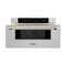 Autograph Edition 30 In. 1.2 Cu. Ft. Built-in Microwave Drawer In Satin Stainless Steel With Polished Gold Accents