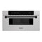 Autograph Edition 30 In. 1.2 Cu. Ft. Built-in Microwave Drawer In Satin Stainless Steel With Matte Black Accents